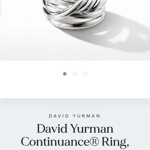 David Yurman Silver Continuance® Ring - Polished Silver